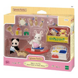 Sylvanian Families -brinquedos Bebê Coelho Neve E Bebê Panda