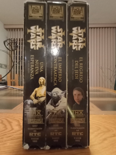 Películas Star Wars Vhs Episodios Iv, V & 6