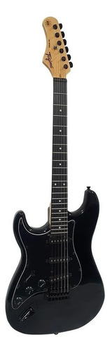 Guitarra Stratocaster Tg-500 Canhoto 22 Trastes Tagima Preto Cor Black Material Do Diapasão Madeira Técnica