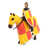 Miniatura Cavaleiro Da Idade Média Cruzada Chumbo