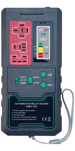 Batería De Coche Con Probador De Relés Electrónico Automotri