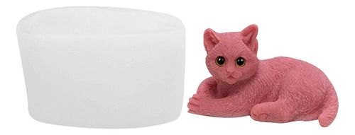 3d Cat Silicone Candle Mold Making Innovative Handmade