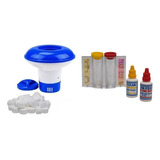 Kit Dosificador Flotante + Pastillas Cloro + Medidor Ph  