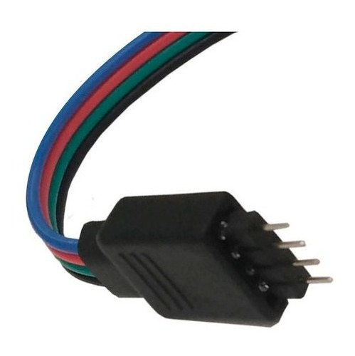 Conector Cable De 4 Pines Macho - Hembra Para Tiras Led Rgb