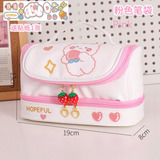 Estuche Para Lápices Pu School Storage Lapicero Kawaii Schoo