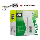 Cabo De Rede Furukawa Cat5e Cmx Soho Plus Cinza 200m+50 Rj45