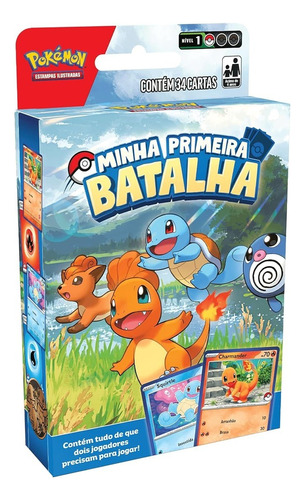 Deck Pokemon Minha Primeira Batalha Charmander E Squirtle