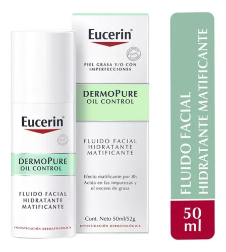 Eucerin Dermo Pure Oil Control Piel Gr - mL a $2560