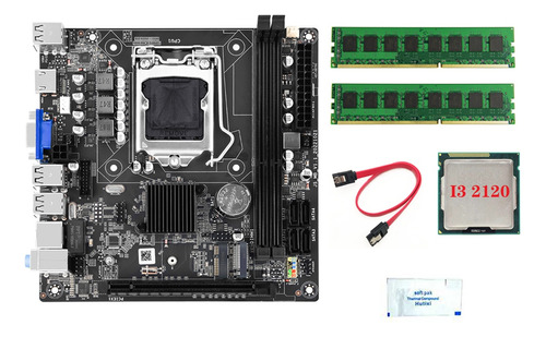 Placa Base H16s (h16) Lga1155 Ddr3 Itx+cpu I3 2120+2 X 4g Dd