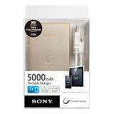 Cargador Celular Portatil Sony 5000 Mah Power Bank+cable Usb