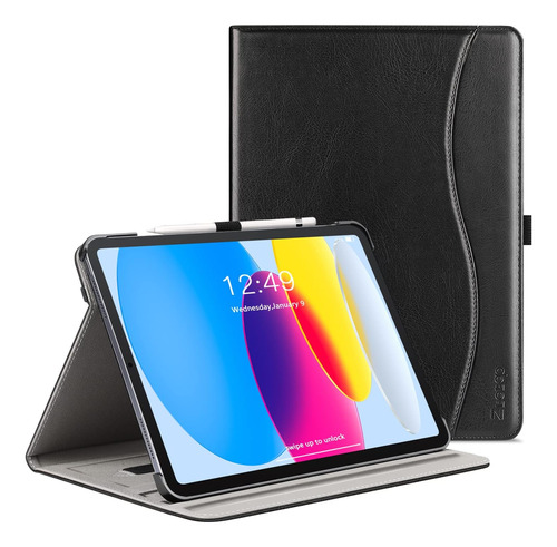 Ztotopcases Funda P/ iPad 10.ª Gen 10.9 Cuero Plegable