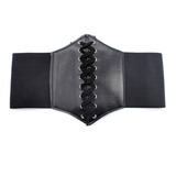 Cinturón Elástico Corset Gótico Sexy Negro Mujer Lencería