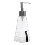 Dispenser Conico Jabon Liquido Acrilico Transparente 18 Cm