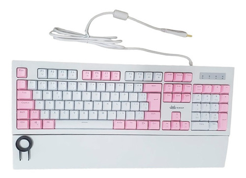 Teclado Gamer Barato Mecanico Iluminado Rainbow Knup Kpte102