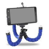 Mini Tripe Celular Camera Youtuber Universal Selfie Azul