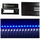 Tapa Mainar 70x30cm Luz Led Blanca Y Azul Luna Acuario Polyp