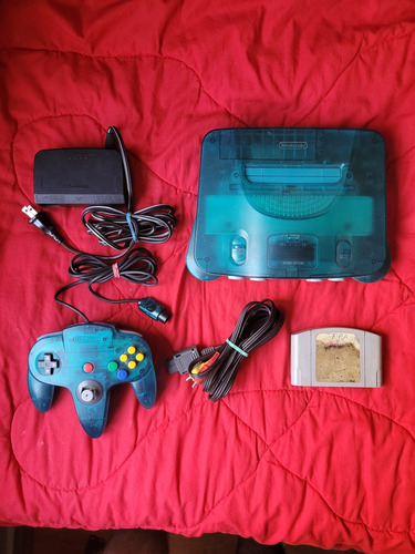 Nintendo 64 Funtastic Iced Blue Americana Todo Original Azul