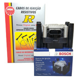 Kit Cables Bujía Ngk + Bobina Bosch Vw Voyage 1.6 8v