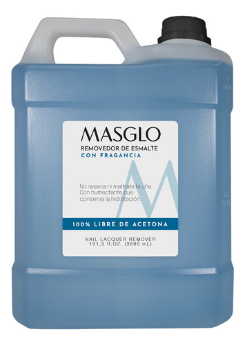 Removedor De Esmalte Tradicional Masglo Con Fragancia Azul 3