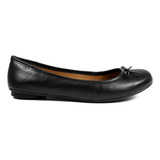 Zapato Flat Dama Vestir Casual Confort Flexi 21202 Negro