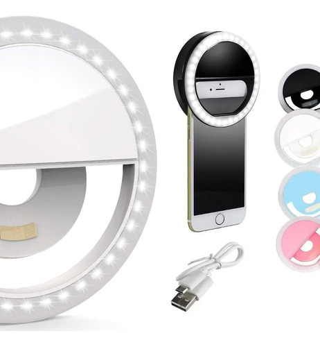 Anel Luminoso Para Celular Flash Selfie Mini Ring Light Led