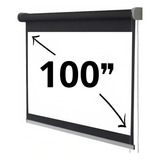 Pantalla Para Proyector 100 Pulgadas Enrollable Techo Pared