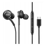 Audífonos Akg Compatible Con Samsung Tipo-c Color Negro