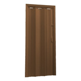 Porta Sanfonada Pvc Multilit 2,10cmx0,70cm Mogno