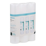 Pack 3 Unidades Filtro Polipropileno 10 X2,75  - 5 Micras Color Blanco