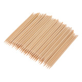 100 Palitos De Madera Para Uñas Herramienta Manicura Pedicur