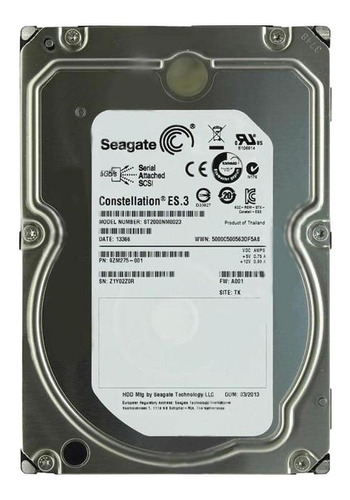 Disco Duro Interno Seagate Constellation Es.3 St2000nm0023 2tb