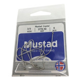 Anzuelo Mustad 277 N° 3/0 Paquete X8 Unidades Pejerrey