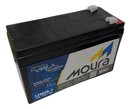 Bateria Nobreak Moura 12mva-7/20h (12v-7ah)- Nota Fiscal