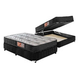 Cama Box Baú Casal: Colchão Espuma Paropas D33 Pasquale + B