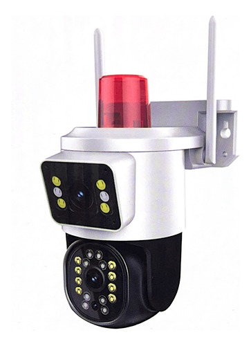 Camara Dual Vision Domo Ip Wifi + Baliza Roja - App Yoosee