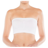 Polera Esencial Mini Bandeau Blanco