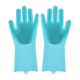 Guantes De Limpieza De Silicona/pvc 2 En 1