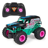 Monster Jam Grave Digger Nitro Neon,  Esc. 1:24 Color Negro