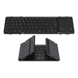 Mini Teclado Dobrável Bluetooth Com Touchpad Sem Fio Abnt Ç