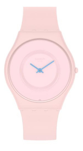 Reloj Swatch Ss09p100 Caricia Rosa Dama Chato Silicona Cla