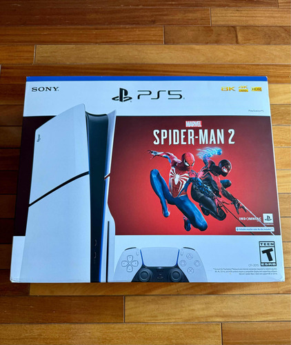 Playstation 5 Slim Mídia Física Com Spider Man 2