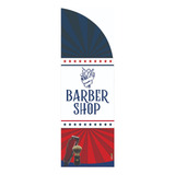 Tecido Wind Banner Dupla Face 1,55m - Barber Shop