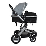 Coche Bebe Happy Baby Wow Color Gris Chasis Gris