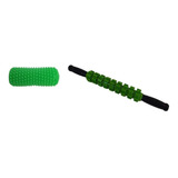 Combo Barra Stick Masajeador + Mini Rolo Foam Roller Masajes