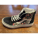 Zapatillas Botitas Vans Original Flores Talle 32.5