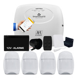 Kit Alarme Smart Cloud 32 Aplicativo Wifi + 5 Sensores Jfl