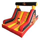 Brincolin Inflable Escaladora Resbaladilla Increibles 3x6