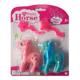 My Happy Horse Set 2 Ponys Con Cepillos L-34-1 Faydi