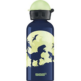 Botella De Agua Para Niños Sigg, Glow Moon Dinos, A Prueba D