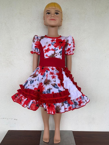 Vestidos Niña Huasa/chinita Fiestas Patrias Chile Talla 4